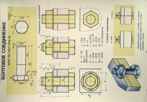 Плакаты по инженерной графике