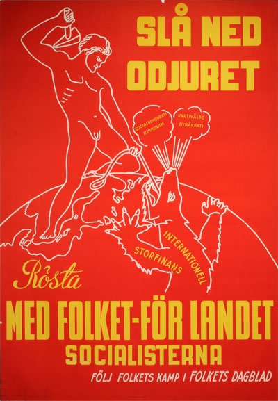 Шведский пропагандистский плакат