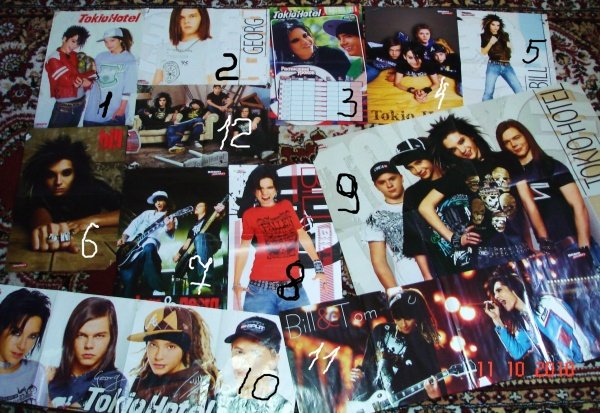 Токио хотел плакаты 2007