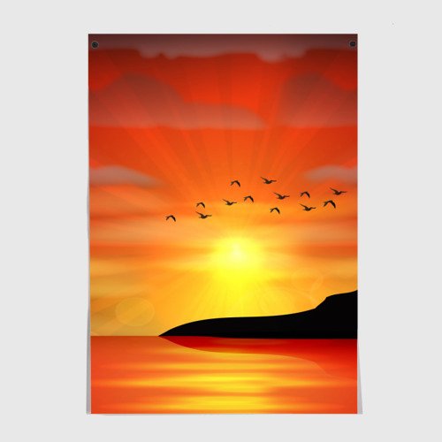 Красивые постеры закат