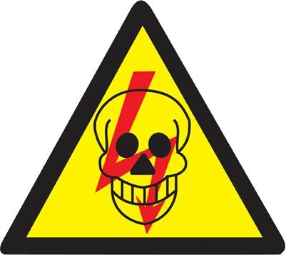 Наклейка не влезай