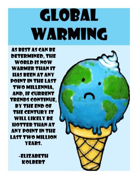 Глобальное потепление плакат на русском