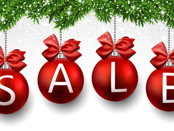 Новогодние скидки реклама