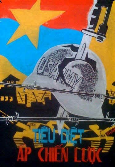 Война во Вьетнаме плакаты
