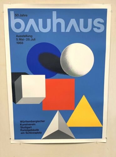 Герберт Байер Баухауз плакаты