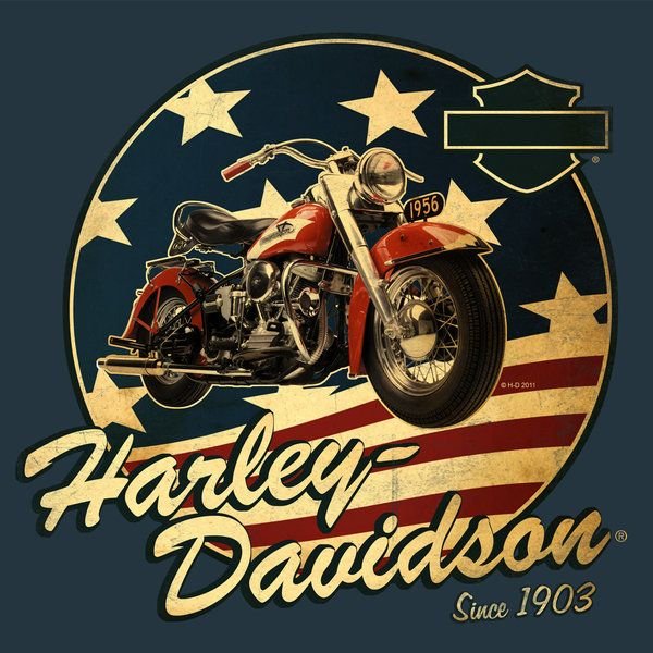 Харлей Дэвидсон ретро плакаты