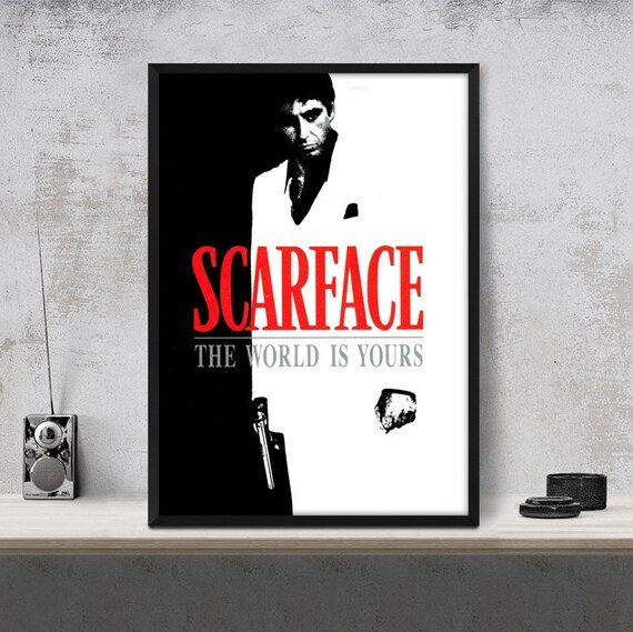 Постер к фильму лицо со шрамом