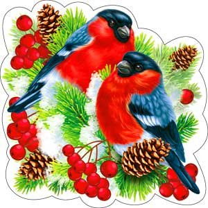 Новогодние Снегири