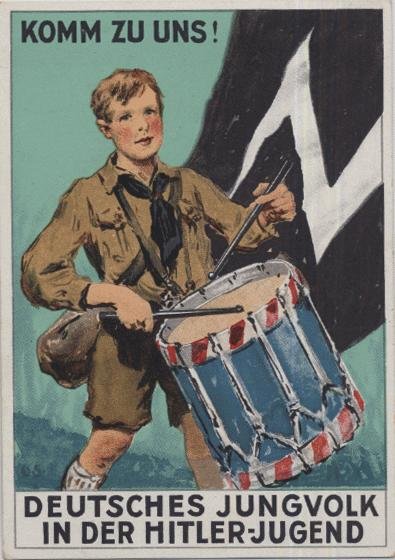 Немецкие плакаты второй мировой войны Гитлерюгенд