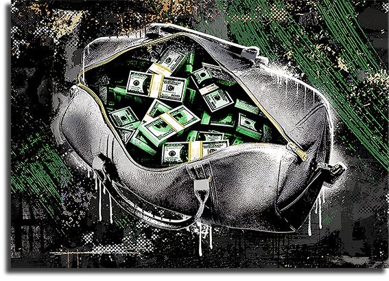 Постер деньги