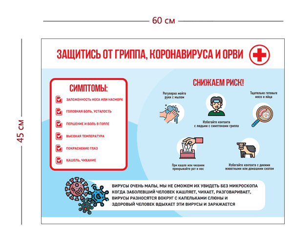 Профилактика коронавирусной инфекции Covid-19 памятка