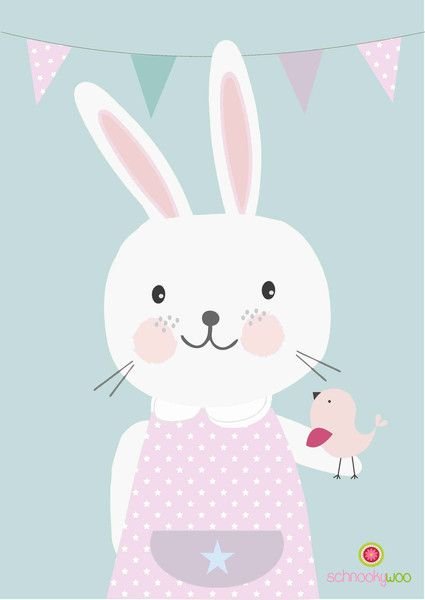 Постер в детскую Слоник