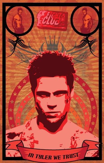 Тайлер Дерден арт аниме