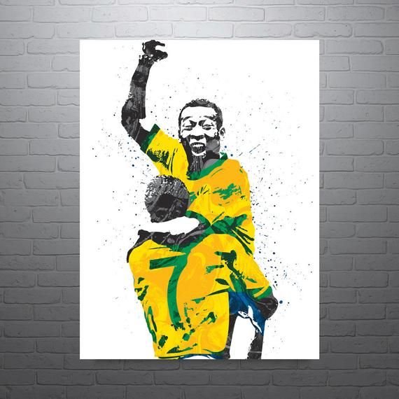 Pele Art poster
