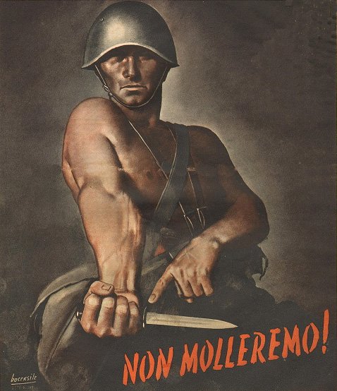 Итальянские плакаты второй мировой
