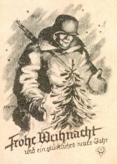 Новый год в Германии плакат