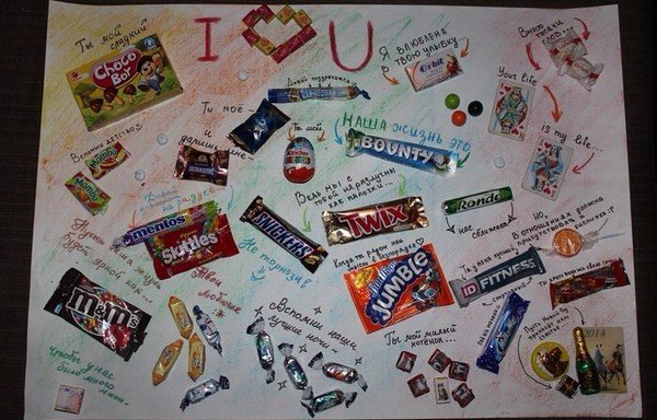 Плакат на день рождения мужу