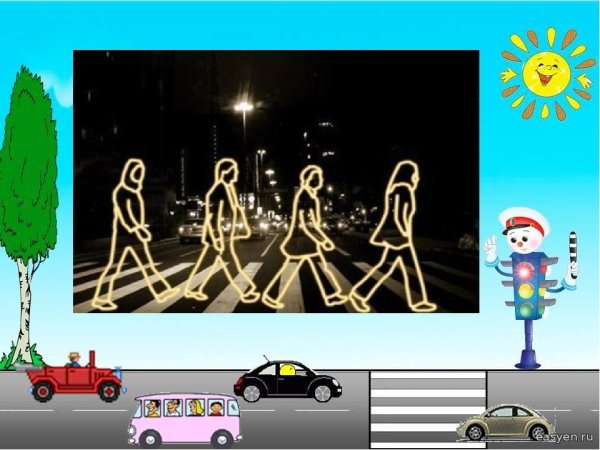 Рисование светоотражающие элементы