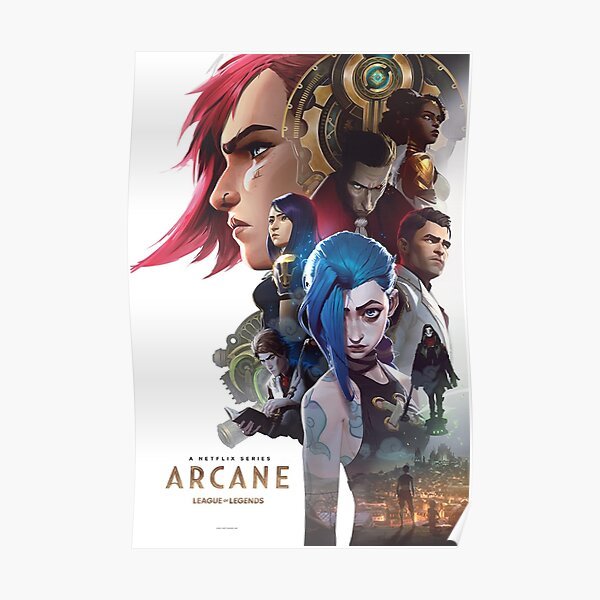 Аркейн Джинкс Постер