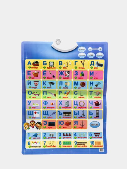 Алфавит плакат звуковой для детей