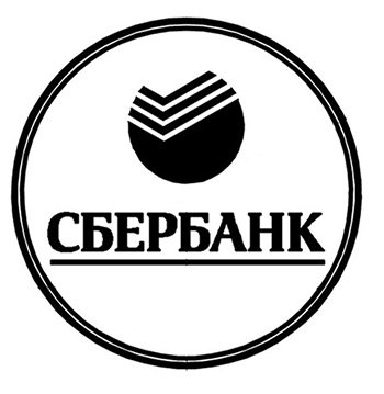 Сбербанк логотип белый