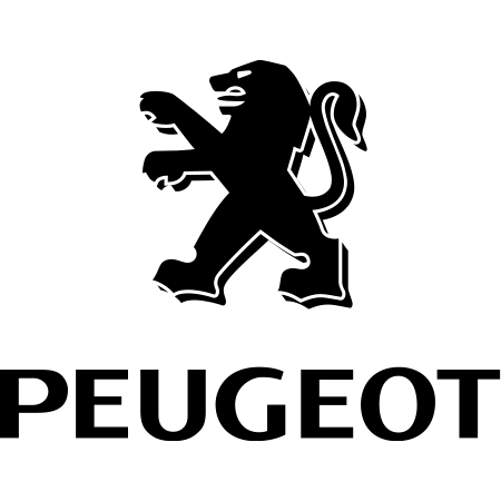 Логотип Пежо на белом фоне