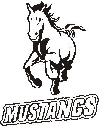 Мустанг лого вектор