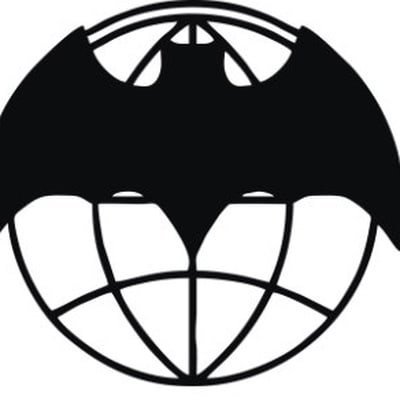 Наклейка летучая мышь разведка