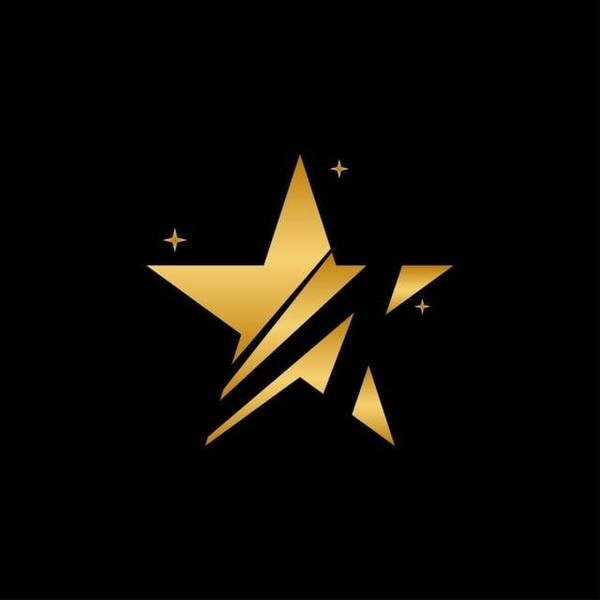 Красивая звезда для логотипа