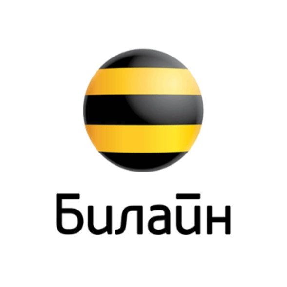 Beeline логотип на прозрачном фоне