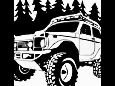 Наклейки офф роуд 4х4 УАЗ