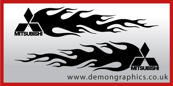 Красивая надпись Митсубиси