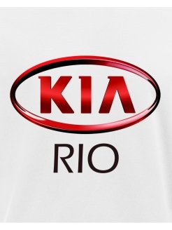 Киа Рио надпись