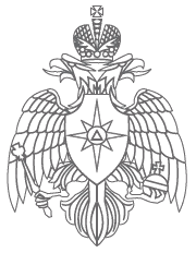 Герб МЧС России контур