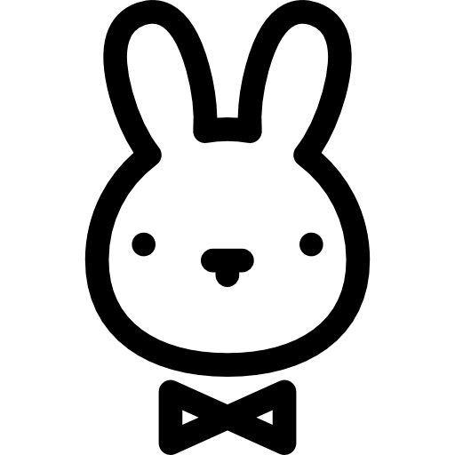 Зайчик значок