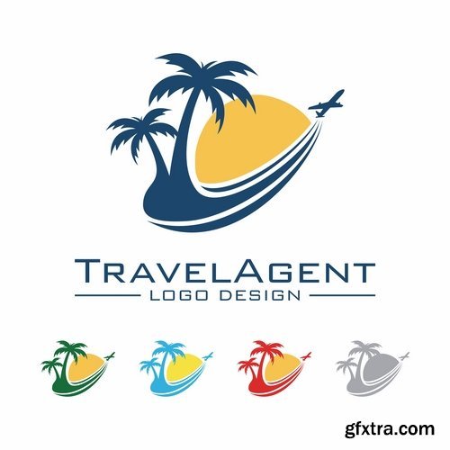 Логотип туристической фирмы карандашом