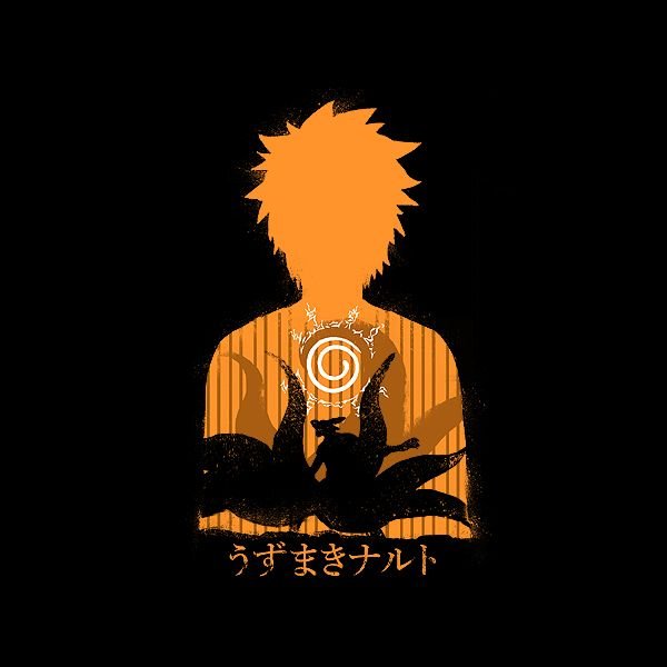 Наруто силуэт