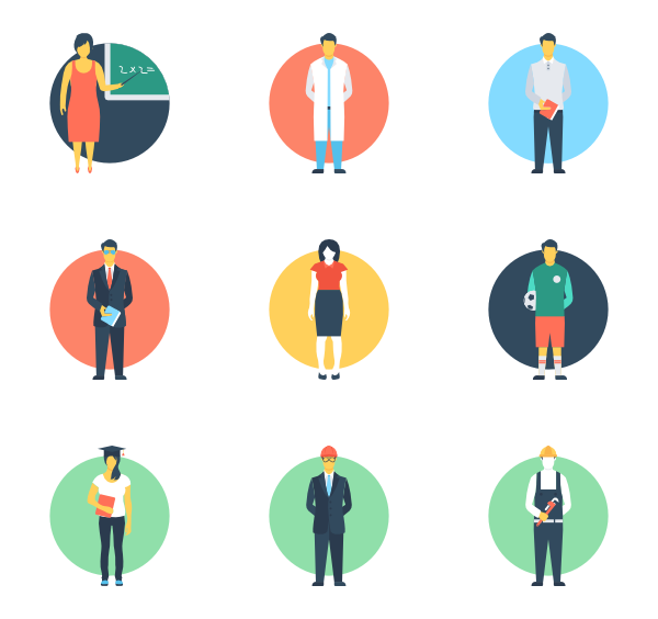 Значки разных профессий