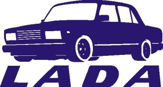 ВАЗ 2107 наклейка Lada