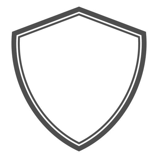 Пустой щит для логотипа