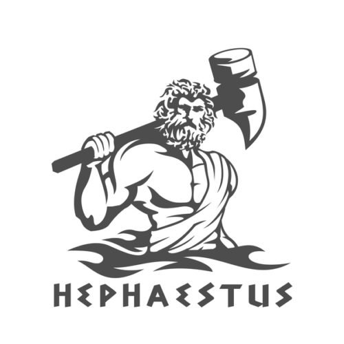 Гефест логотип вектор