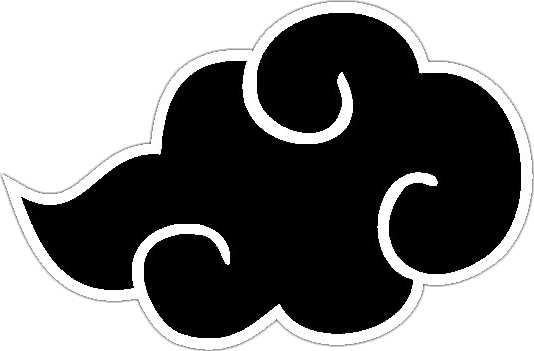 Принт Акацуки облако