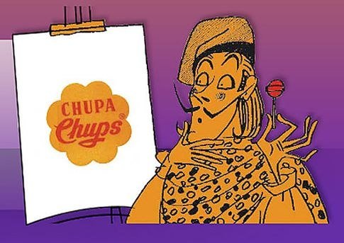 Дали нарисовал логотип для Чупа