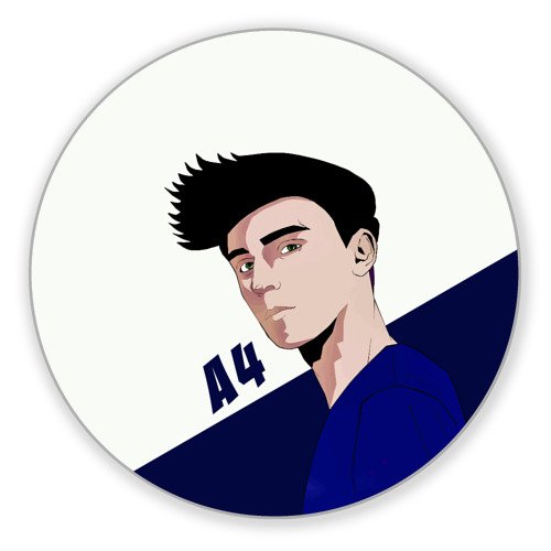 Стикеры а4 Влад бумага