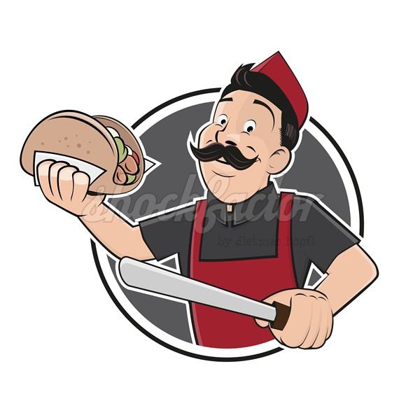 Шеф шаурма логотип