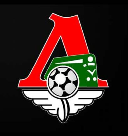 Локомотив ФК логотип на белом фоне