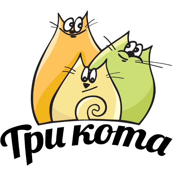 Три кота логотип
