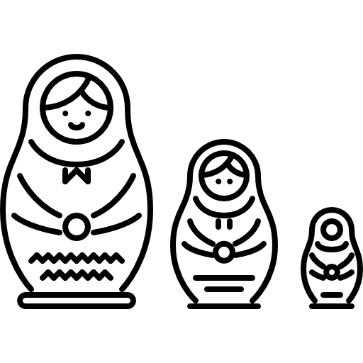 Силуэт матрешки