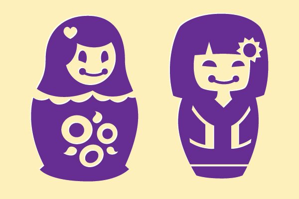 Матрешка логотип