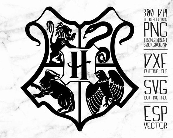 Герб Хогвартса вектор
